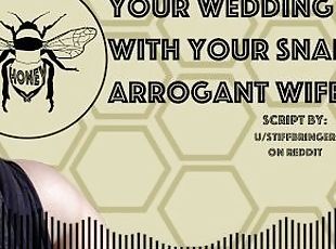 [F4M Audio] Wedding Night With Your Snarky Arrogant Wife [Fsub] [Big Dick] [Blowjob]