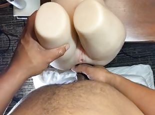 ayah, mastubasi, orgasme, amatir, cumshot-keluarnya-sperma, berkulit-hitam, penis-besar, mainan, hitam, bersetubuh