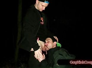 en-plein-air, public, amateur, fellation, ejaculation-sur-le-corps, hardcore, gay, allemand, bdsm, couple