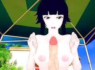 arsch, groß-titten, anal-sex, blasen, junge, creampie, gesichtspunkt, ficken, anime, hentai