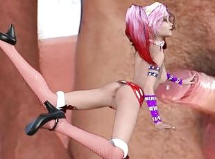 3D Cartoon fairy handjob Calista tiny woman giant cock e1 edging FE...