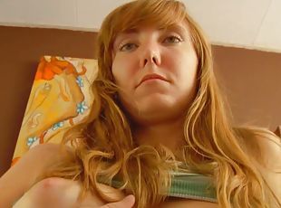 Big ass redhead girl next door Renae - Toys, solo fingering and mas...