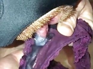 I Found My Wife’s Dirty Panties & Cleaned Them With A Load Of My Ho...