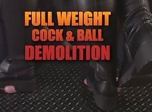 Cock and Balls Demolition in Urban Riding Boots - TamyStarly - Boot...