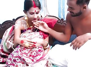 Desi Indian Bengali Girl Sudipa Sex with Her Husband and Creampie -...