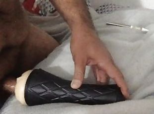 dtf horny male masturbation - fucking the closesting thing he has t...