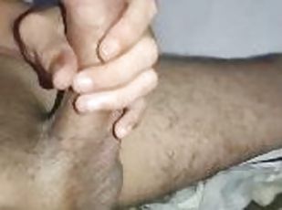 masturbation, amateur, énorme-bite, branlette, solo, bisexuels, bite