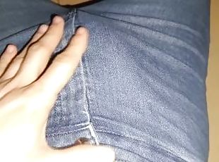 imens-huge, masturbare-masturbation, amatori, jet-de-sperma, sperma, stramta, fetish, jeans, atata