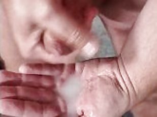 masturbation, orgasm, cumshot, gigantisk-kuk, gay, sprut, brittisk, ensam, kuk