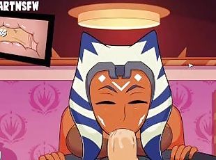 Ahsoka Deep Throat Cum Shot Sloppy Blowjob Hentai - Hole House