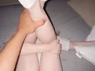 Tight 18 yo Teen Fucks In Her White Socks  College Dorm  Snapchat  ...