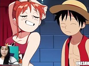 ONE PIECE-NAMI SEDUCES LUFFY TO KEEP HIS TREASURE AND RECEIVES A DE...