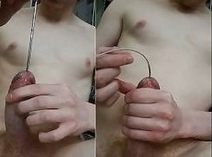 I couldn't contain my orgasm from such a high. Cum from urethral st...