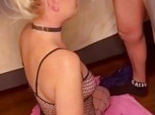 Extreme Throat Fuck Makes Hot Blonde Puke & Piss Drinking (OnlyFans...