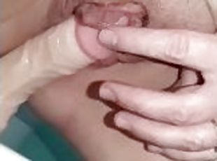 grasa, orgasm, pasarica, nevasta, jucarie, bbw, dildo, solo