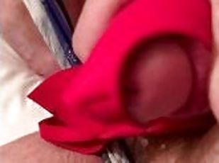 masturbation, giclée, amateur, ejaculation-sur-le-corps, culotte, ejaculation, fétiche, solo, soutien-gorge