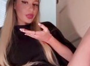 masturbation, fitta-pussy, skolflicka, kvinnligt-sprut, juckande, smutsig, college, sprut, blond, brittisk