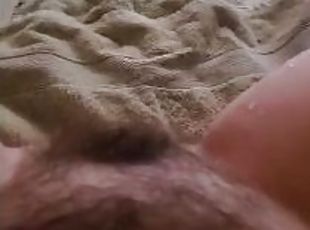 Squirting so hard on dildo