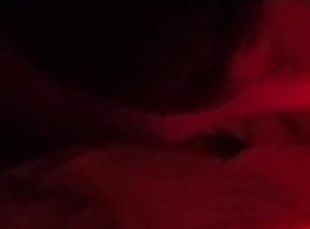 Extended Masturbating in Red Night Light and Cumming to Orgasm to f...