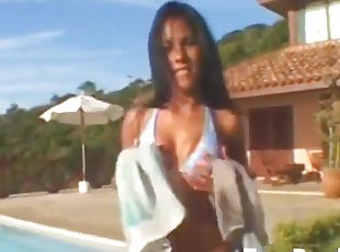 Sexy Brazilian Teen 18+ Girl Fucks A Big Black Cock
