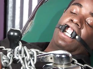 First This Black Bitch Untied Her Man And His Big Black Cock Then B...