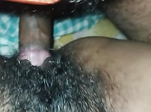 Stepmother Dirty Tolk And Fuck Very Hard, Cum In Stepmom Hairy Pussy