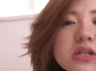 Alice Ozawa is featured with a long and hard manmeat facialed in hair, in a video labeled as JAV XXX.