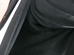 Rene fingering Twat closeup in car