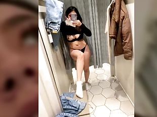 Sammbunny Desnuda Naked in the dressing room