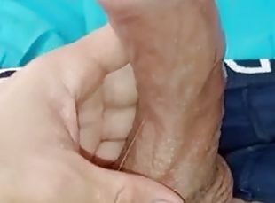 BIG AND DINGY PENIS, INTENSE MASTURBATION, INTENSE CUMSHOT, SUBMISS...