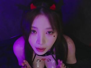 Korean super top ASMR ear licking welfare new century slutty succub...