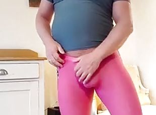 More gear - grey tights, pink N2Ns, all black, a 4Hunks singlet, a ...