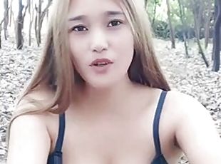 Outdoor Fucking In Forest With Big Boobs Asian Blonde Amateur Cheat...