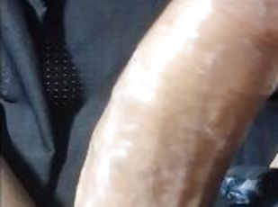 gigantisk, masturbation, cumshot, gay, juckande, sprut, latex, ensam, mjölk, kuk