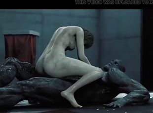 Resident Evil Ashley rough sex with Mr.X, Claire fucked by pyramid ...