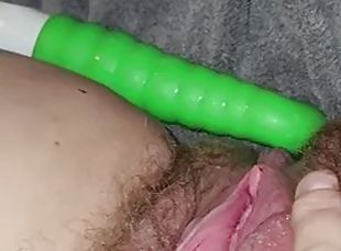 Upclose clit play and pussy fuck