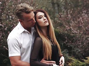 Misha Cross enjoys while giving her boyfriend a good blowjob