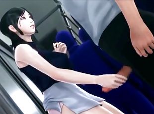 The Lustful Lonely Girl Ep02 - Public Sex on the Train Uncensored H...