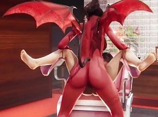 Futa Succubus fucks guy with her Big Demon Cock  Futa Taker POV 3D ...