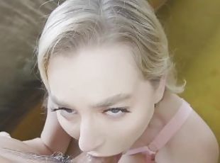 store-pupper, blowjob, pornostjerne, pov, blond, naturlig