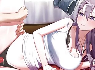 Hentai Uncensored Stepsister in Pajamas Wet Her Tight Pussy While W...