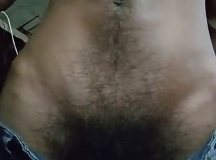 Flashing my body and my hairy cock