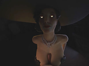 Alcina Boobjob - Vampire Giantess CGI Video Game Parody Titfuck