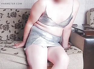 BIG ASS Blonde BBW Hot Ladyboy Big Butt Booty Sissy Femboy Model Cr...