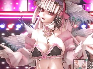 MMD r18 EVE Chan Ecchi Monster big tits want to make all men to cum...