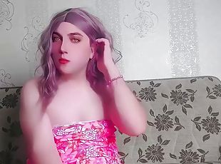 Babe Cute Face Pretty Ass Crossdresser Model Cosplayer Amateur Siss...