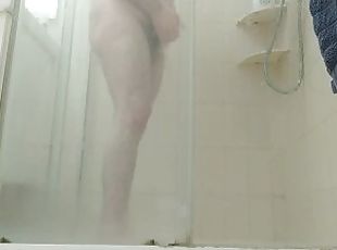 Shower Time With Omisoluckyguy (cute ass, geeky look, huge cock and...