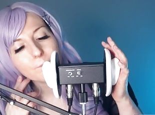 SFW ASMR - Ear Eating, Nibbling, Tingly Trigger Sounds - PASTEL ROS...