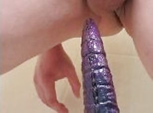 énorme, masturbation, amateur, anal, jouet, première-fois, fantaisie, gode