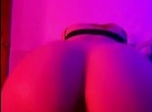 fit girl with big ass riding my dick and screaming loudly in neon l...
